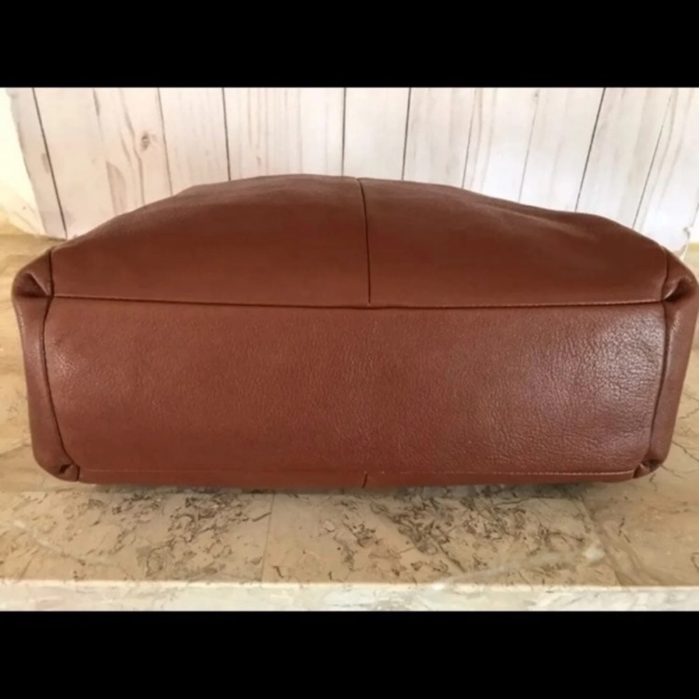 🌻🌻🌻COACH PHOEBE LEATHER BROWN SHOULDER BAG - Picture 5 of 7